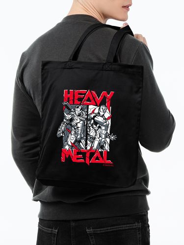 Холщовая сумка Heavy Metal, черная