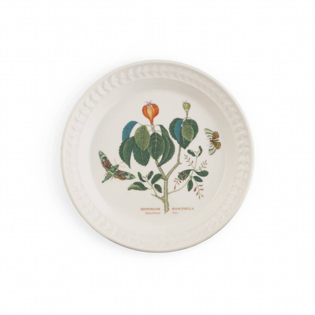 Botanic Garden Harmony Papilio Emerald 8.5 Inch Salad Plate (Manchineel Tree)